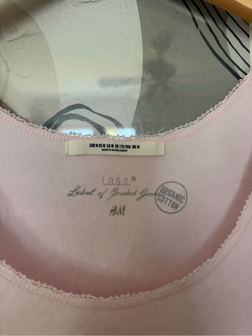 H&M Light Blush Ribbed Tank Top - Picture 2 of 5